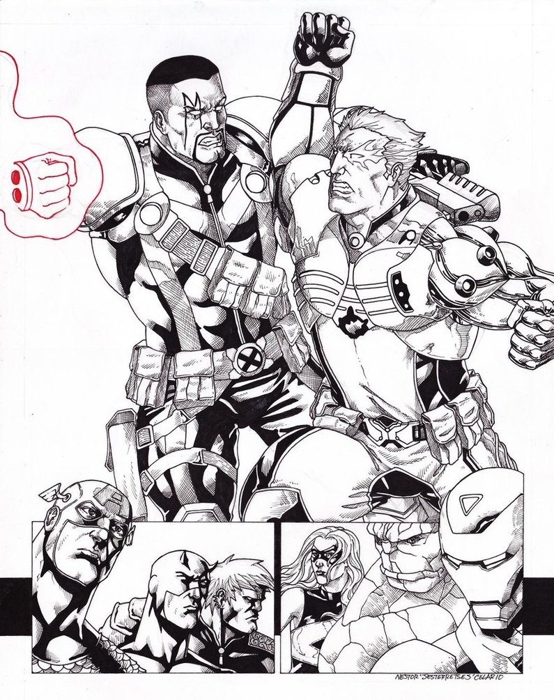 795x1005 Cable Vs Bishop By Jesterretsej