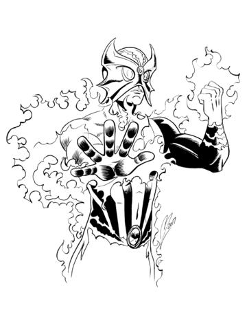 360x480 Inktober X Men Original Drawing