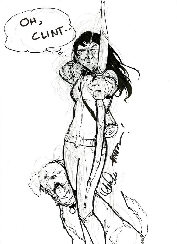 581x800 Kate Bishop And Lucky By Annie Wu And Peter Fodor