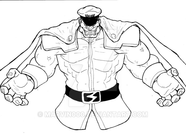 600x440 M. Bison, Master Of Shadowloo By Marvin000