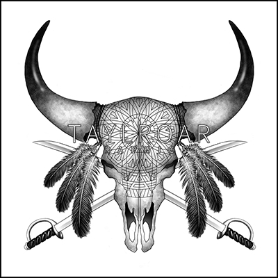 400x400 Native American Bison Skull