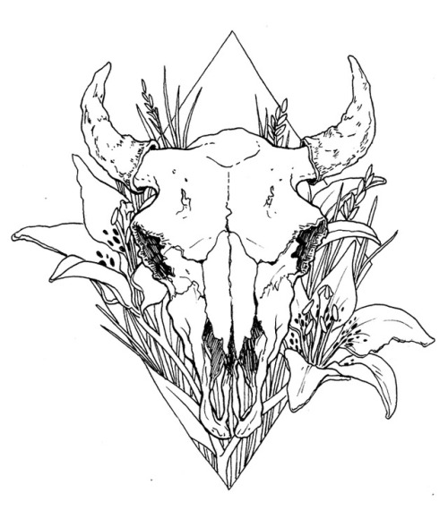 500x589 Bison Tattoos Tumblr
