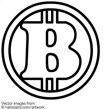 335x355 Download Bitcoin Outline