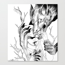264x264 Biting Canvas Prints Society6
