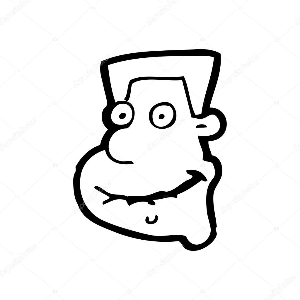 1024x1024 Man Biting Lip Cartoon Stock Vector Lineartestpilot