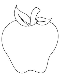 236x306 Apple Coloring Page Apliques Moldes Apples