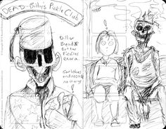 236x184 The Weird Sketches Of Russell Dickerson, Artist Dispatches