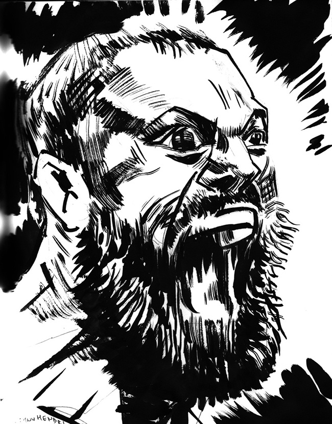 650x830 Mixed Martial Arts Through Drawing An Interview With Lucky