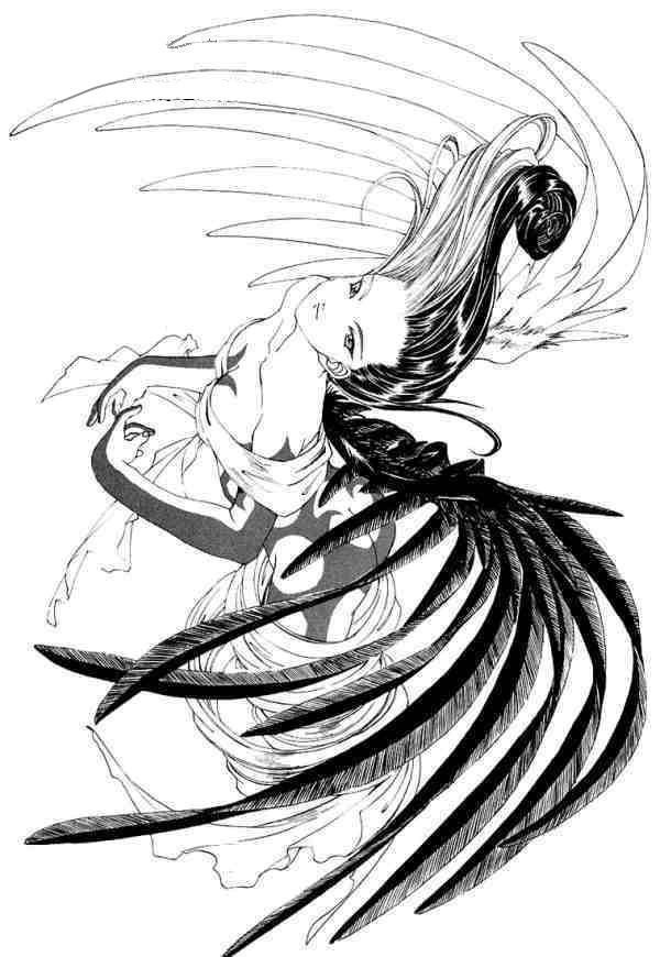 600x870 Black And White Angel By Outlaw Walker