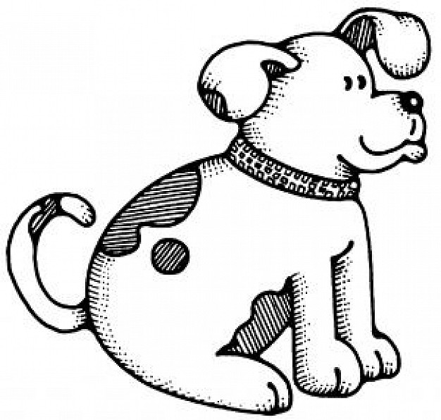 626x596 Dog Drawing Vector Photo Free Download