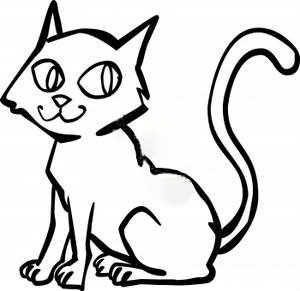 300x291 Fre Clipart Cat Black And White