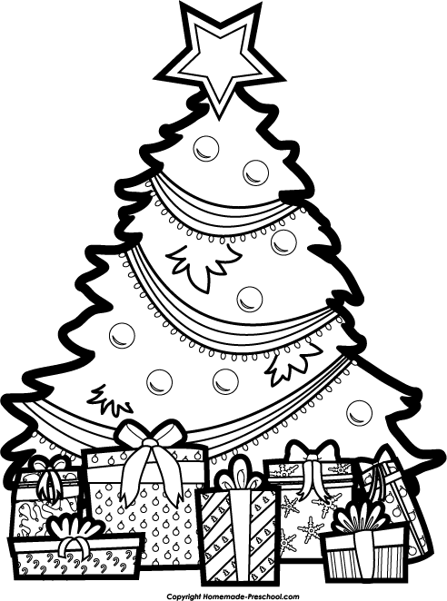 492x662 Black And White Christmas Drawings Merry Christmas And Happy New
