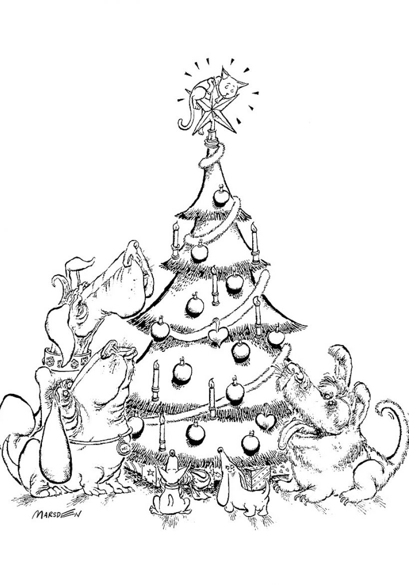 819x1172 Black Christmas Tree Popideas.co