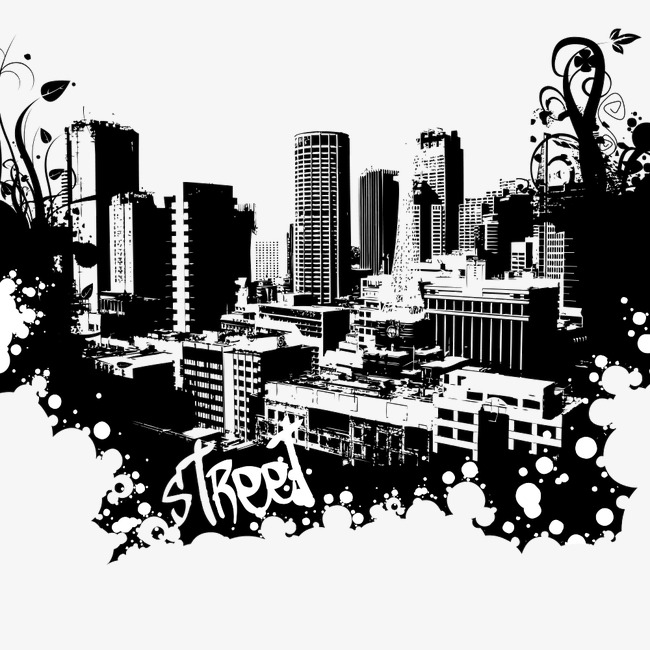 650x650 Silhouette Of City Building, City, High Rise, Building Png Image