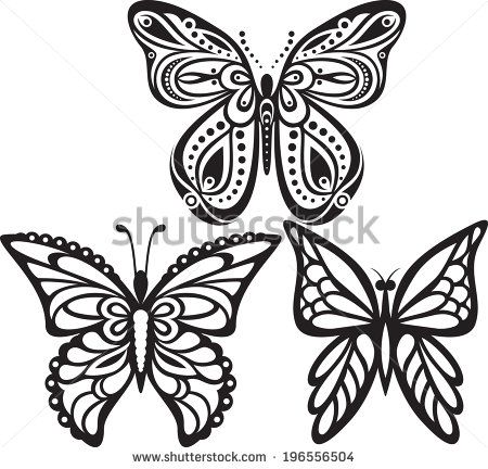450x432 The Best Easy Butterfly Drawing Ideas On Choses