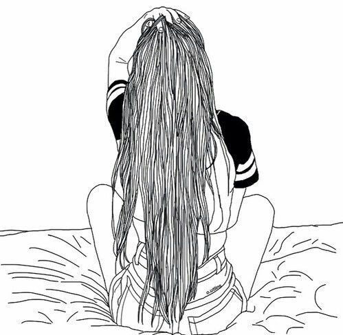 499x487 And, Art, Black, Draw, Drawing, Edit, Followme, Girls, Instagram