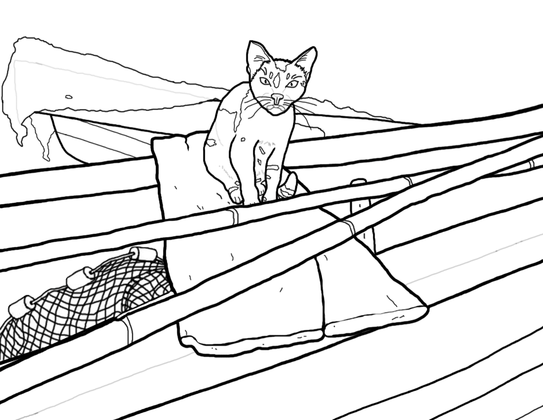 1100x851 Cat Coloring Pages Pint Sized Pumas On Parade