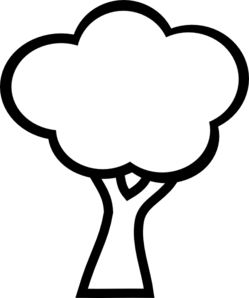 249x298 Black And White Tree Clip Art