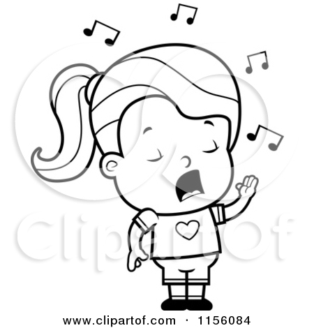 450x470 Girl Singing Clipart Images Drawings