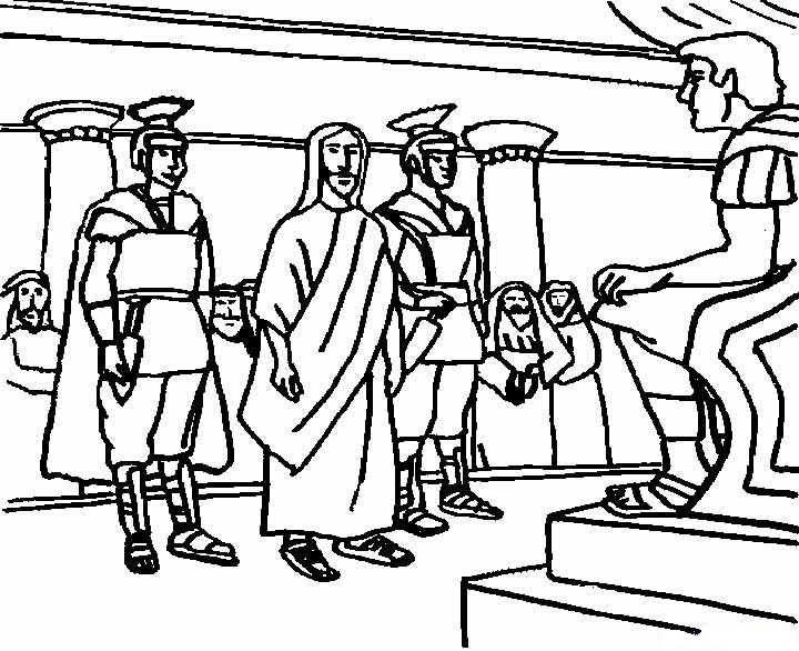 720x586 Pencil Drawing Of Jesus Coloring Drawings To Color Easter Before