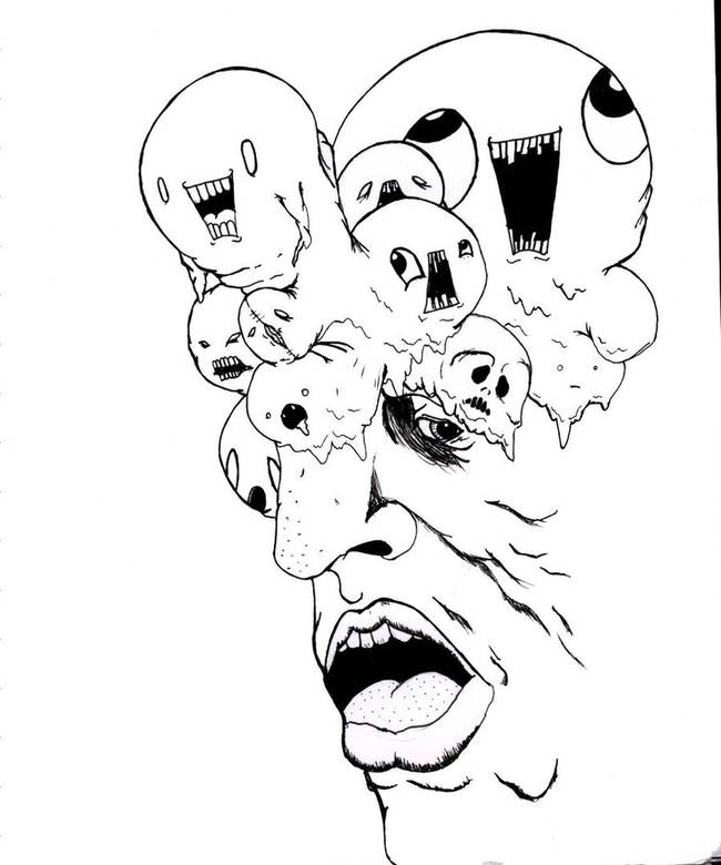 650x780 17 Provocative Drawings By Patients With Schizophrenia.