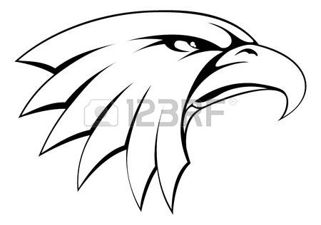 450x316 Black Eagle Clipart Head