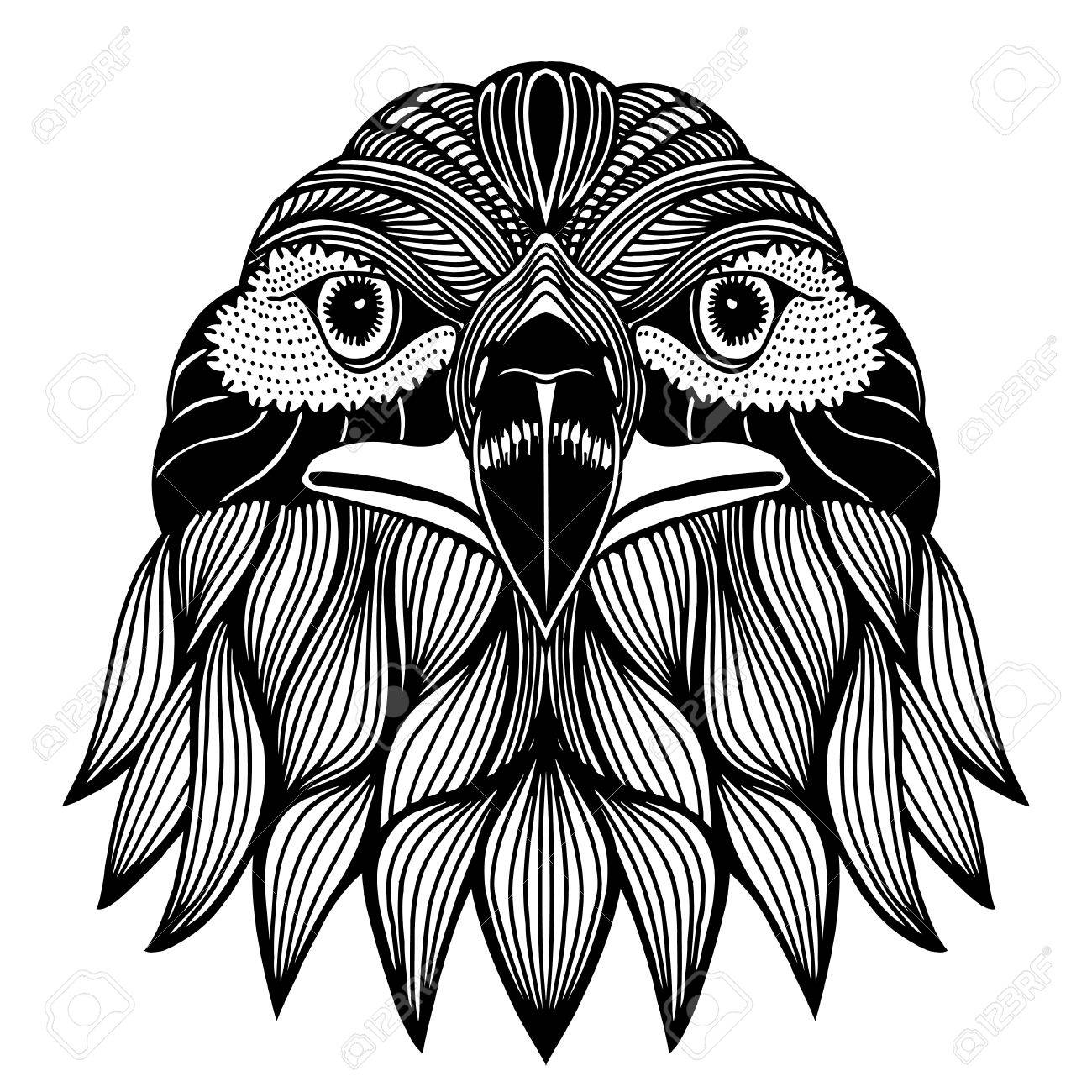 Black And White Eagle Drawing at GetDrawings | Free download