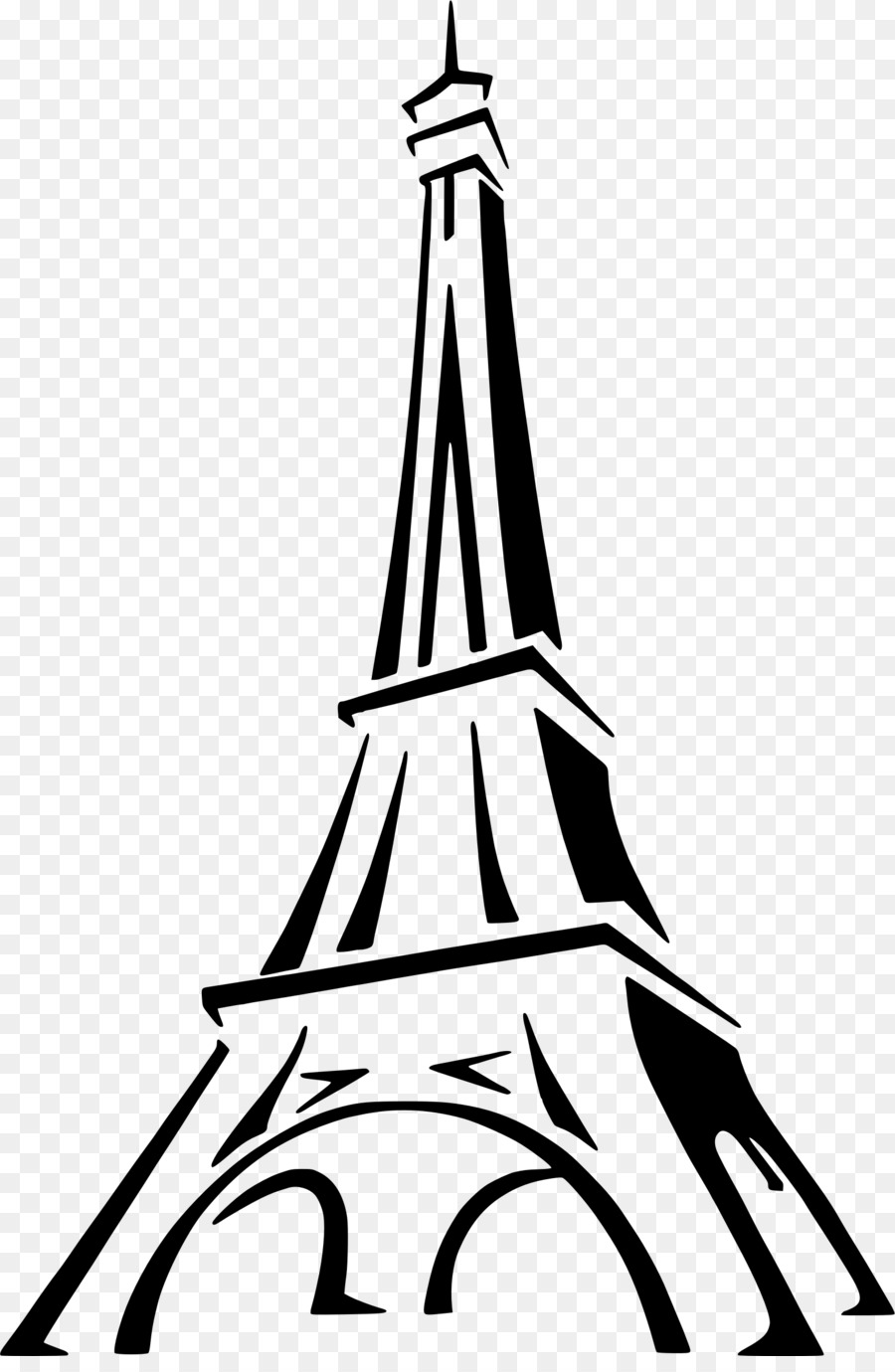 Black And White Eiffel Tower Drawing at GetDrawings | Free download