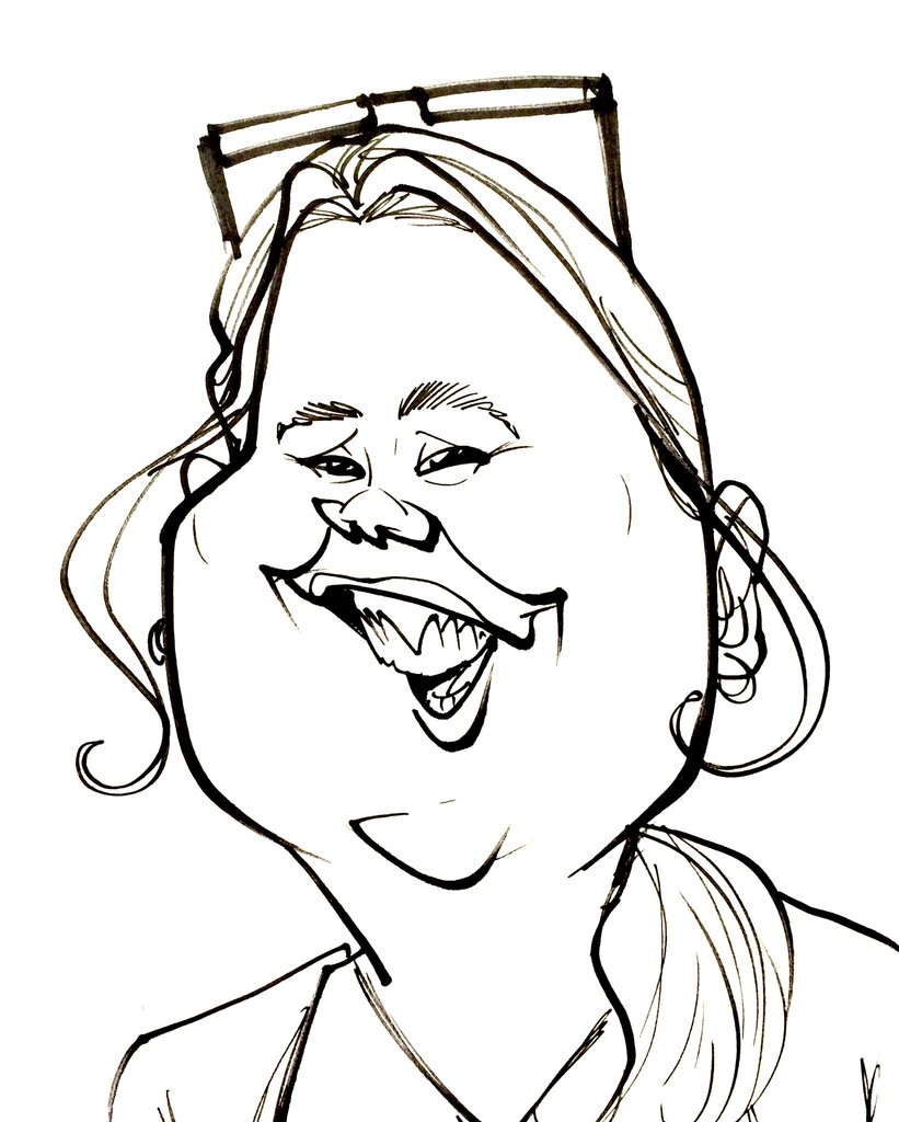 821x1024 Black And White Face Hilarious Caricatures