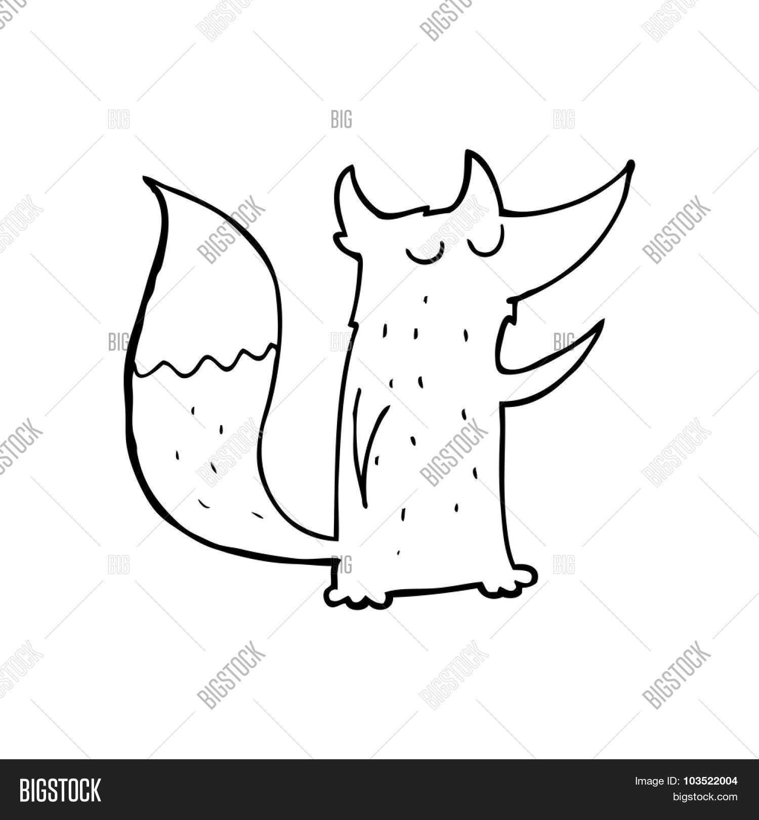 1500x1620 Cute Simple Black White Line Vector Amp Photo Bigstock