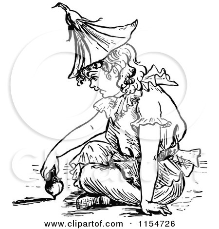 450x470 Clipart Retro Black And White Boy And Girl Playing On A Swing