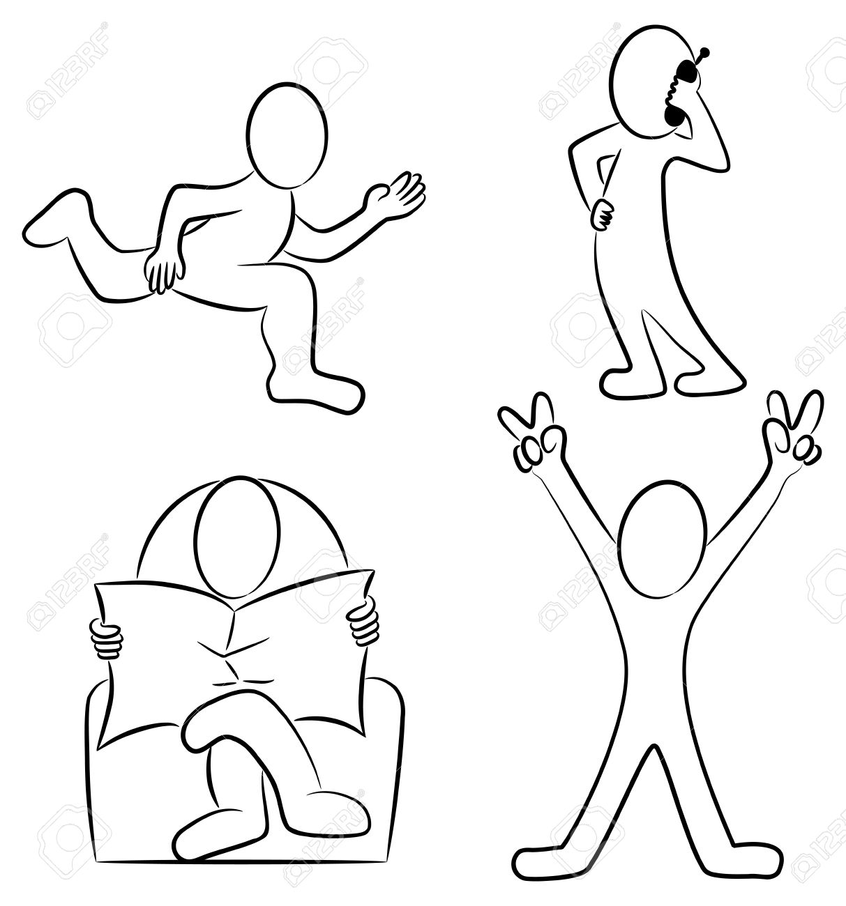 1213x1300 Drawn People Black And White