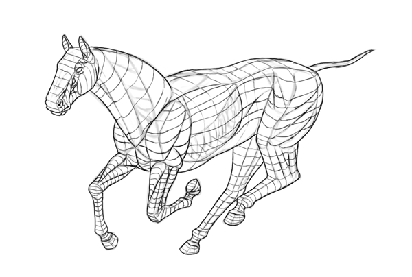 600x404 Apply Your Color Theory Lessons Into Painting A Horse