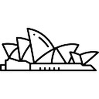 338x338 Sydney Opera House Clipart Black And White