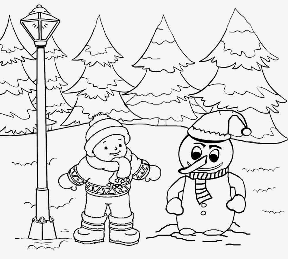 1000x900 Winter Landscape Clipart Black And White