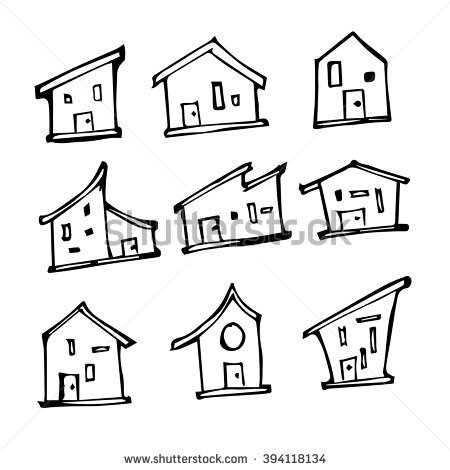 450x470 House Drawing House Clipart Line Drawing Pencil And In Color House
