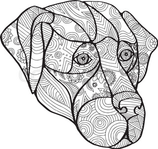320x301 Zentagle Inspirednd Tangled Mandala Illustration Head