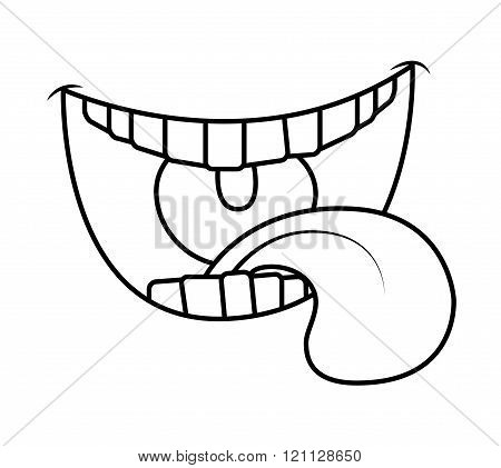 450x421 Cartoon Smile, Mouth, Lips Teeth Vector Amp Photo Bigstock