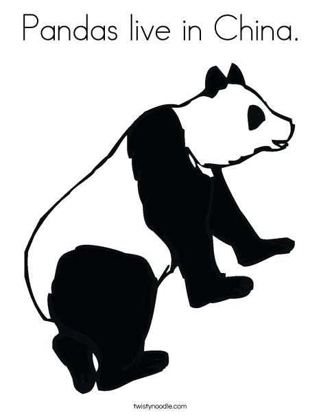468x605 Coloring Pictures Of Pandas Black And White Panda Bear Coloring