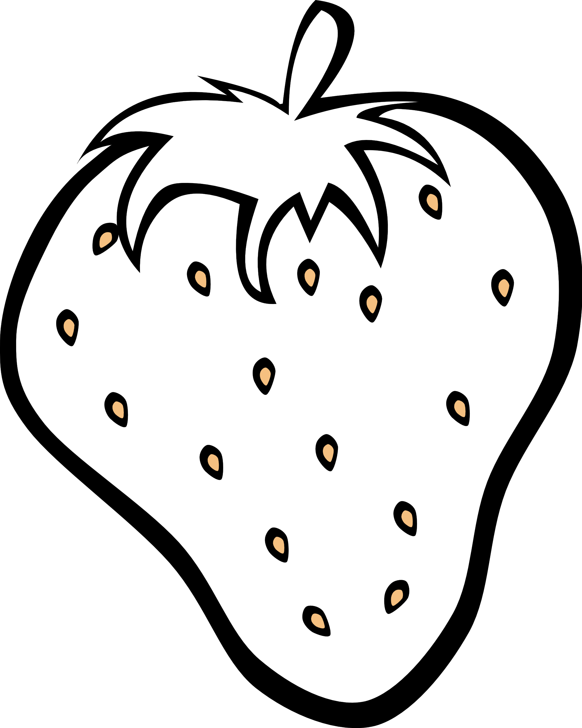 1979x2476 Trendy Inspiration Ideas Fruit Clipart Coloring Black And White
