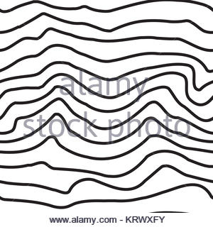 300x320 Sea Wave Graphic Art Black White Landscape Stock Vector Art
