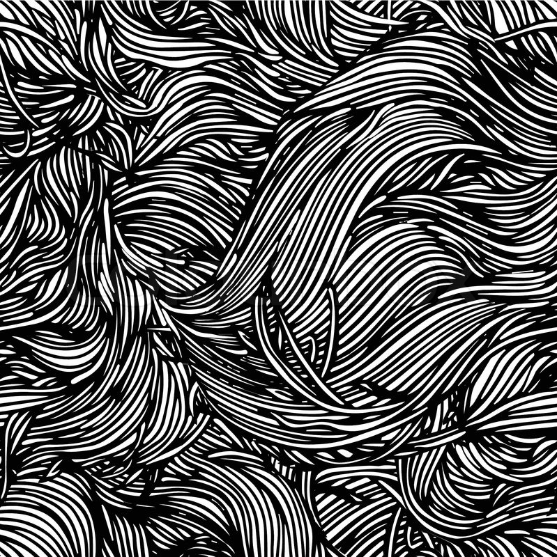 799x800 Vector Seamless Black And White Abstract Hand Drawn Pattern