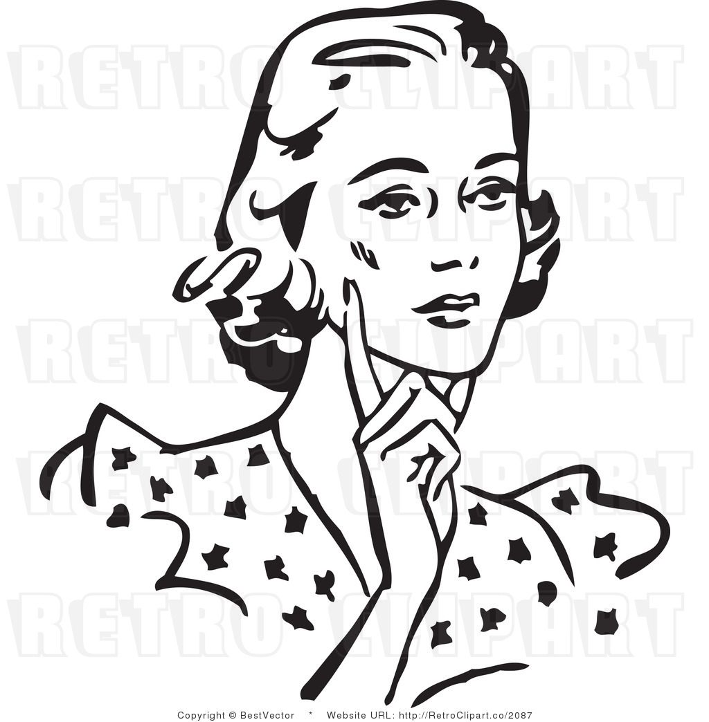 1024x1044 Women Black And White Clipart