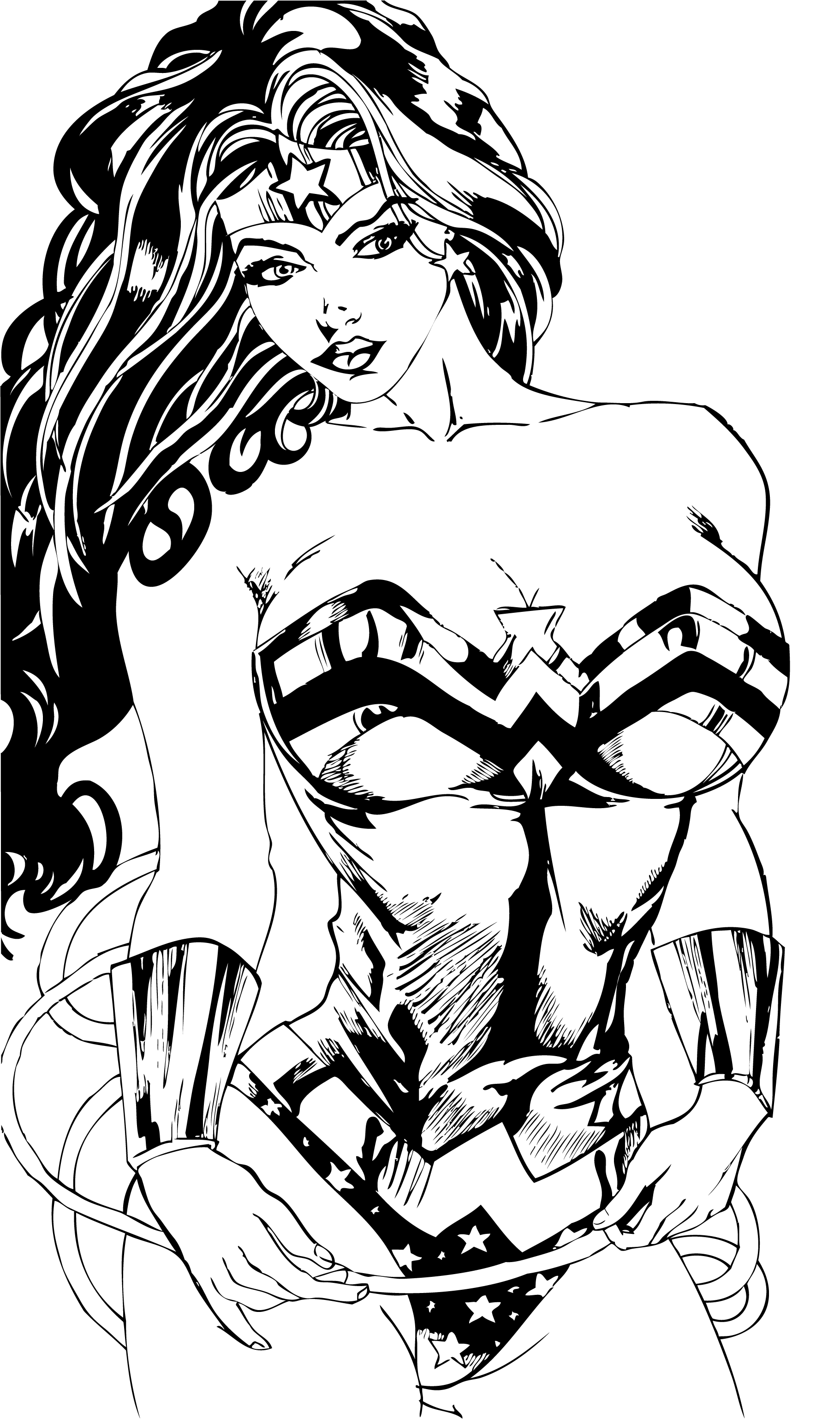 1821x3088 Wonder Woman Sketch Loni Blanks Foundmyself