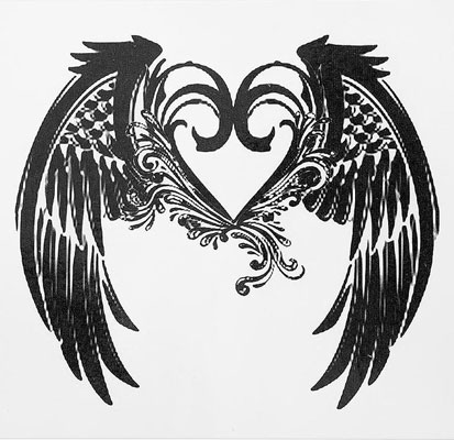 Black Angel Wings Drawing at GetDrawings | Free download