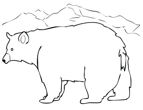 480x369 Black Bear Coloring Pages Click To See Printable Version Of Black