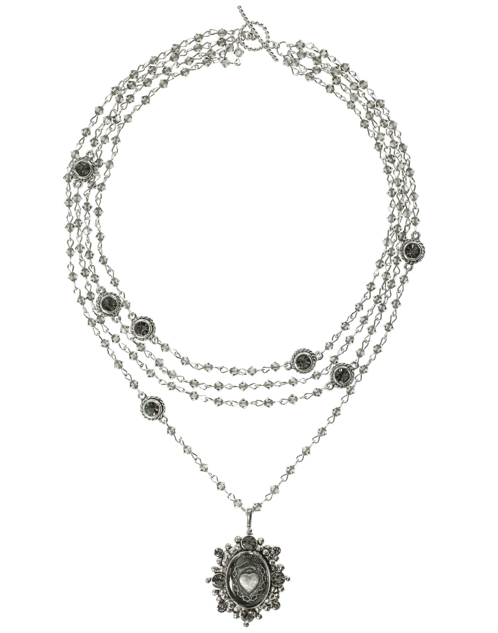 1611x2048 Bicone Black Diamond Virgins Saints Amp Angels Oval Sacred Heart