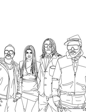 Black Eyed Peas Drawing