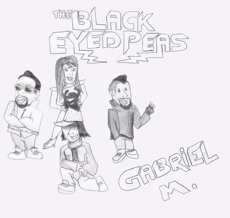 900x852 The Black Eyed Peas By Mrgabmattos
