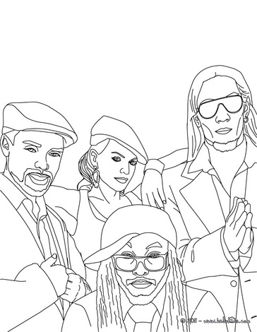 364x470 Black Eyed Peas Coloring Pages
